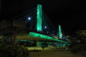 Puente de la 4 Sur. Foto: Telemedellín.