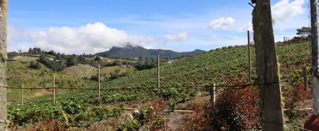 Foto panorámica de la vereda San Juan de La Unión, Antioquia.