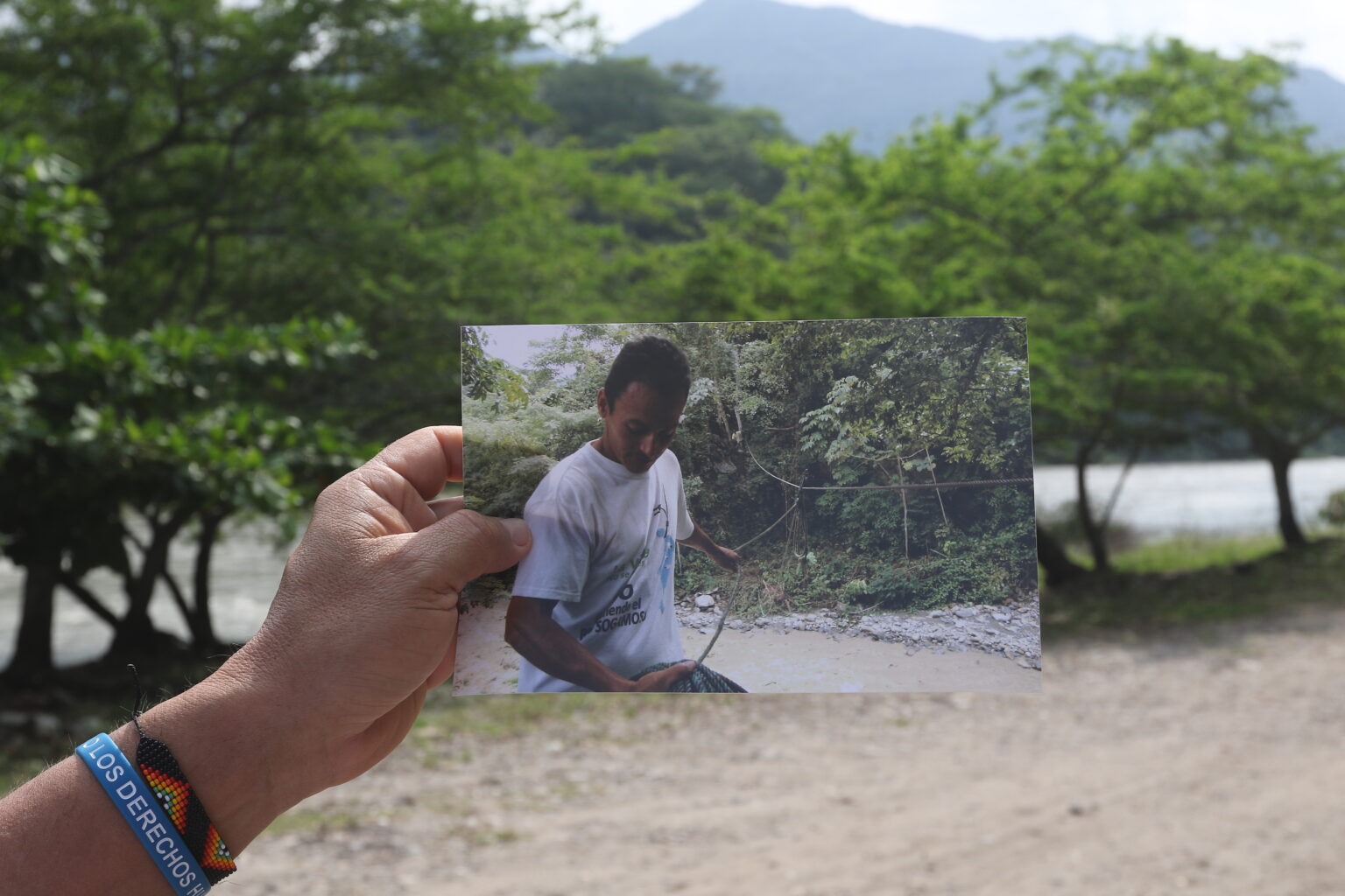 De Miguel Ángel Pabón quedan pocos registros gráficos, pero muchísimos recuerdos entre los compañeros que, durante cuatro años, lo acompañaron a luchar contra la construcción del proyecto hidroeléctrico de Hidrosogamoso. Foto: Jaime Moreno Vargas.
