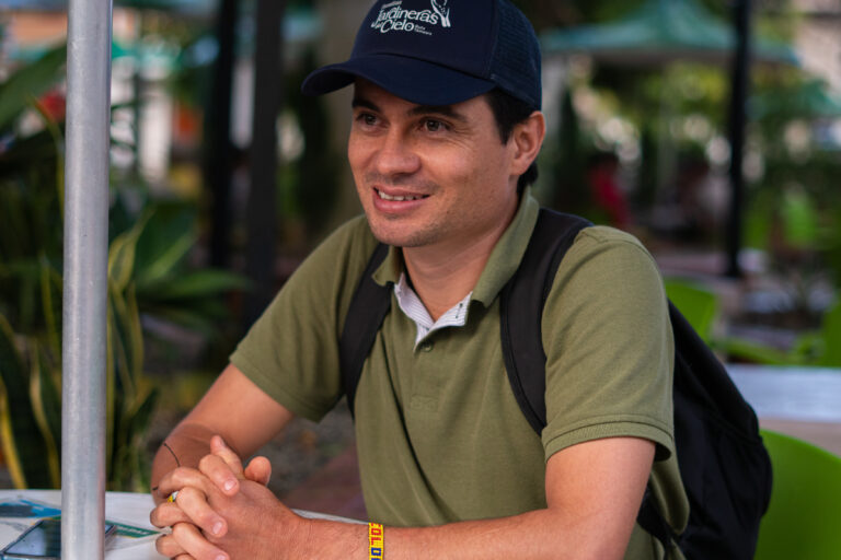 Eradio Toro es líder de las juntas de acción comunal y de la Organización Multisectorial de Campesinos Emprendedores. Foto: Daniel Gómez.